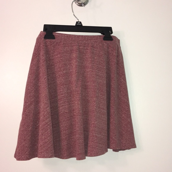 CLEARANCE!!! Mossimo Red Heather Jersey Knit Skirt - Picture 2 of 2